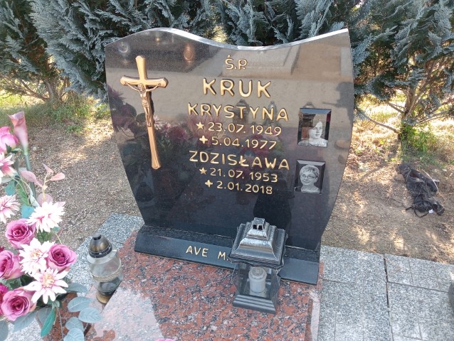 Krystyna Kruk 1949 Rakoniewice - Grobonet - Wyszukiwarka osób pochowanych